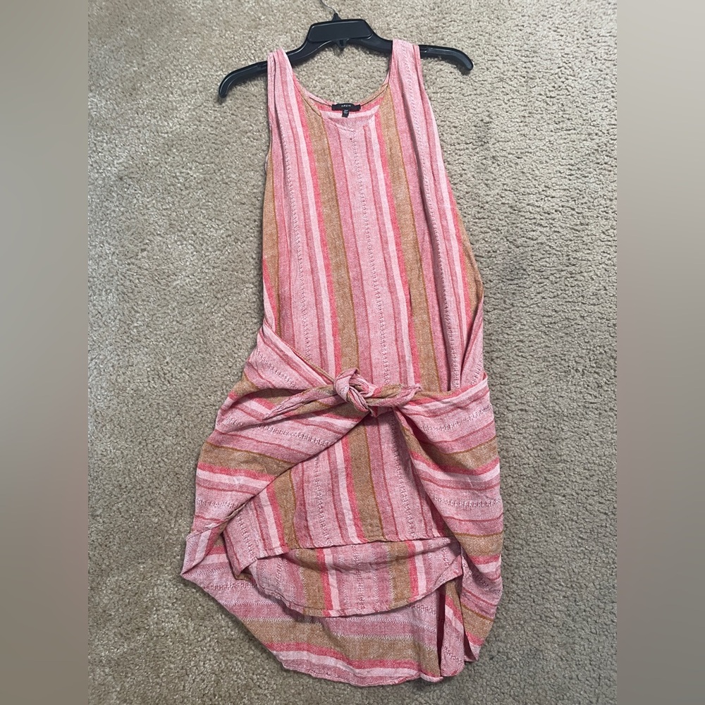 Drew linen wrap dress